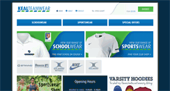 Desktop Screenshot of keal-teamwear.com